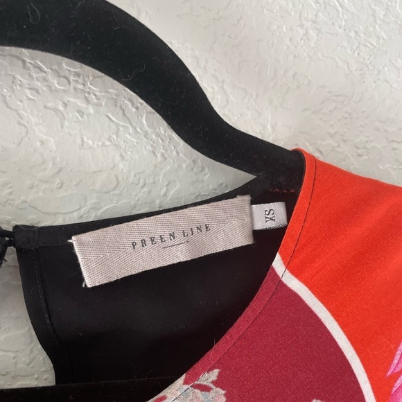 Preen Line Asymmetrical Midi Floral Dress Size XS - Picture 5 of 11